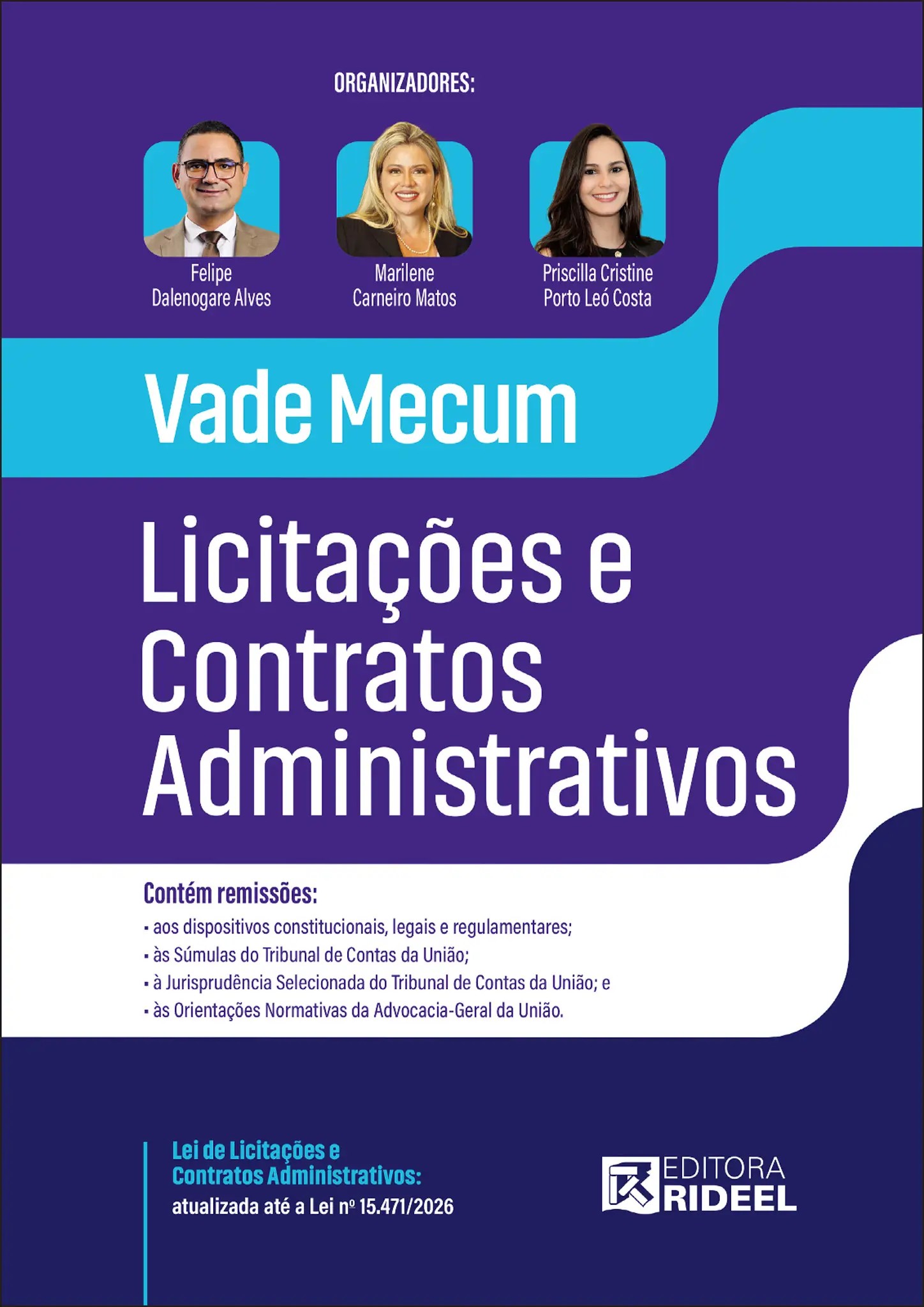 Capa do Vade Mecum Licitações e Contratos Administrativos